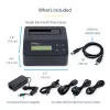StarTech.com Vieno lizdo kietojo disko trynimo stotelė, atskiras HDD/SSD sanitizer, USB 3.0 į SATA II (3 Gbps), 9 trynimo režimai, LCD ekranas, saugus kietojo disko trynimo dokas, DB-9 spausdintuvo prievadas, TAA atitiktis