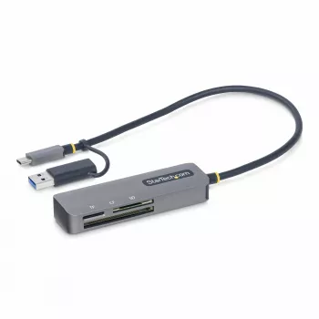 StarTech.com FCREADMICRO3V2 kortelių skaitytuvas USB 3.2 Gen 1 (3.1 Gen 1) Type-C pilkas