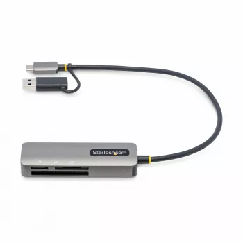 StarTech.com FCREADMICRO3V2 kortelių skaitytuvas USB 3.2 Gen 1 (3.1 Gen 1) Type-C pilkas