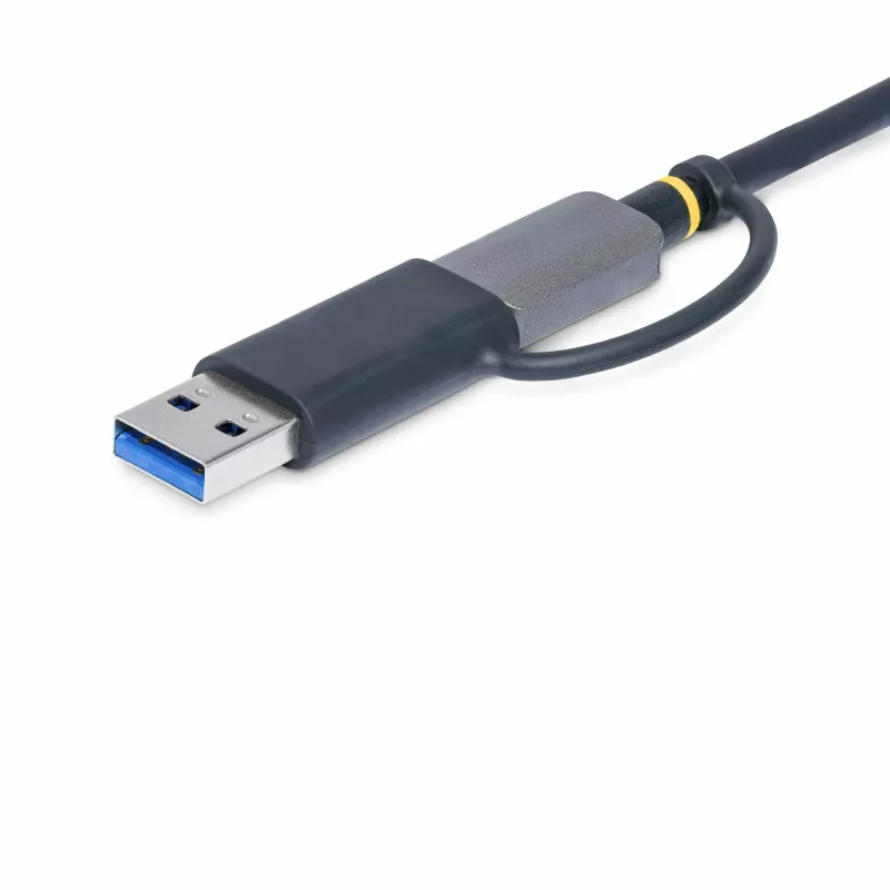 StarTech.com FCREADMICRO3V2 USB 3.0 universalus atminties kortelių skaitytuvas, SD/microSD/CompactFlash, USB-C su USB-A adapteriu, 5 Gbps