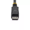 StarTech.com 50 cm DisplayPort 1.2 laidas - 4K x 2K Ultra HD VESA sertifikuotas DP laidas monitoriui - trumpas DP laidas su fiksatoriais