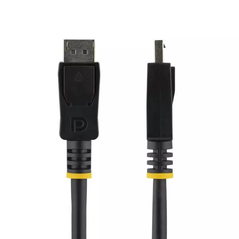StarTech.com DISPL5M 5 m DisplayPort 1.2 kabelis su užraktais, 4K x 2K, HBR2, kištukas–kištukas, juodas