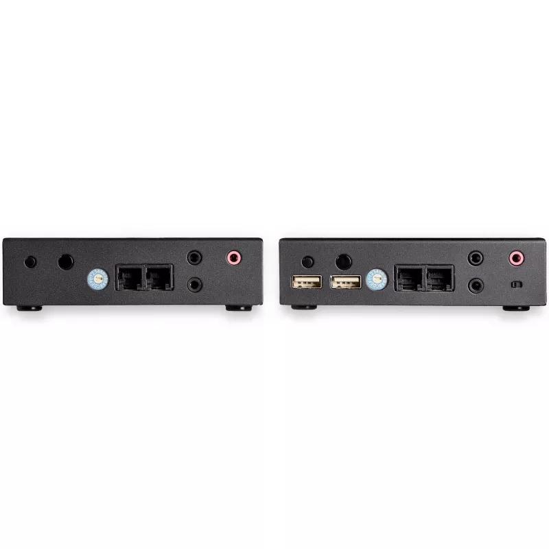 StarTech.com HDMI KVM ilgintuvas per IP tinklą – 4K 30Hz HDMI 2.0 ir USB per IP LAN arba Cat5e/Cat6 Ethernet kabeliu (100m/330ft) – nuotolinio KVM jungiklio/konsolės siųstuvas/imtuvas rinkinys