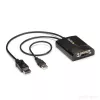 StarTech.com DP2DVID2 – aktyvus adapteris DisplayPort į DVI Dual Link, 2560x1600 60Hz, USB maitinimas, fiksuojanti jungtis