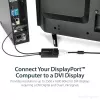 StarTech.com DP2DVID2 – aktyvus adapteris DisplayPort į DVI Dual Link, 2560x1600 60Hz, USB maitinimas, fiksuojanti jungtis