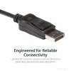 StarTech.com DP2DVID2 – aktyvus adapteris DisplayPort į DVI Dual Link, 2560x1600 60Hz, USB maitinimas, fiksuojanti jungtis