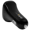 StarTech.com Dviejų prievadų automobilinis USB įkroviklis - 24W/4.8A - juodas