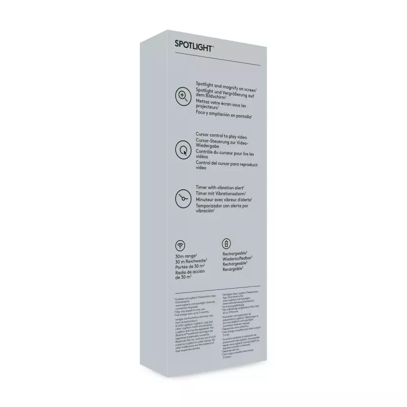 Pristatymų nuotolinis valdiklis Logitech Spotlight