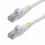 StarTech.com 10 m balta CAT8 Ethernet kabelis, RJ45, 25G/40G, 2000 MHz, 100W PoE++, S/FTP, 26AWG gryna vario viela, LSZH, ekranuotas tinklo laidininkas su įtempimo reljefais, individualiai išbandytas