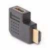 StarTech.com 90° Horizontalus HDMI 2.0 Adapteris, Kištukas į Lizdą, 4K 60Hz, 18Gbps
