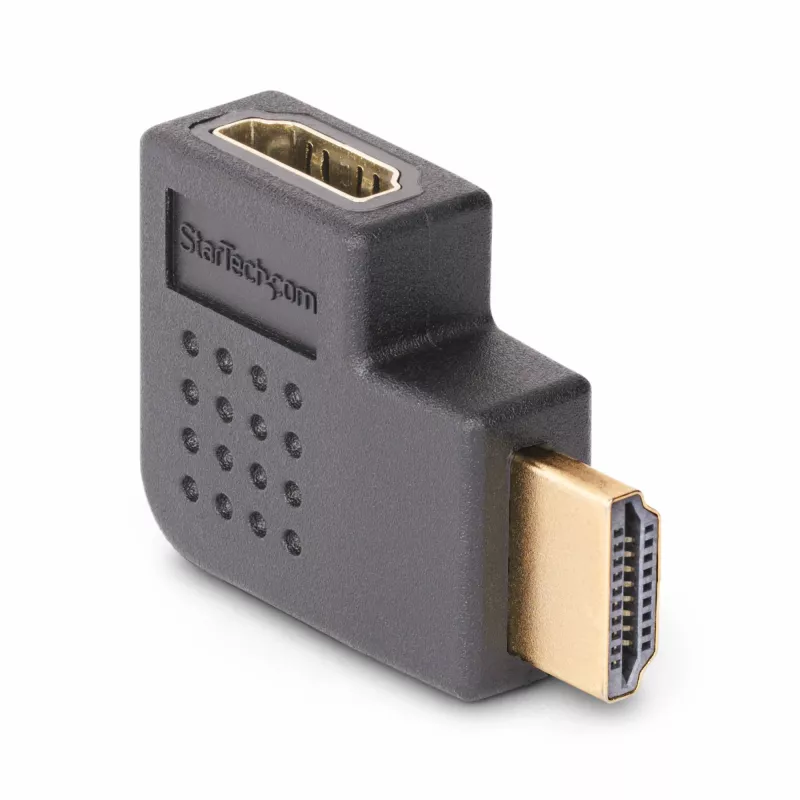 StarTech.com 90° Horizontalus HDMI 2.0 Adapteris, Kištukas į Lizdą, 4K 60Hz, 18Gbps
