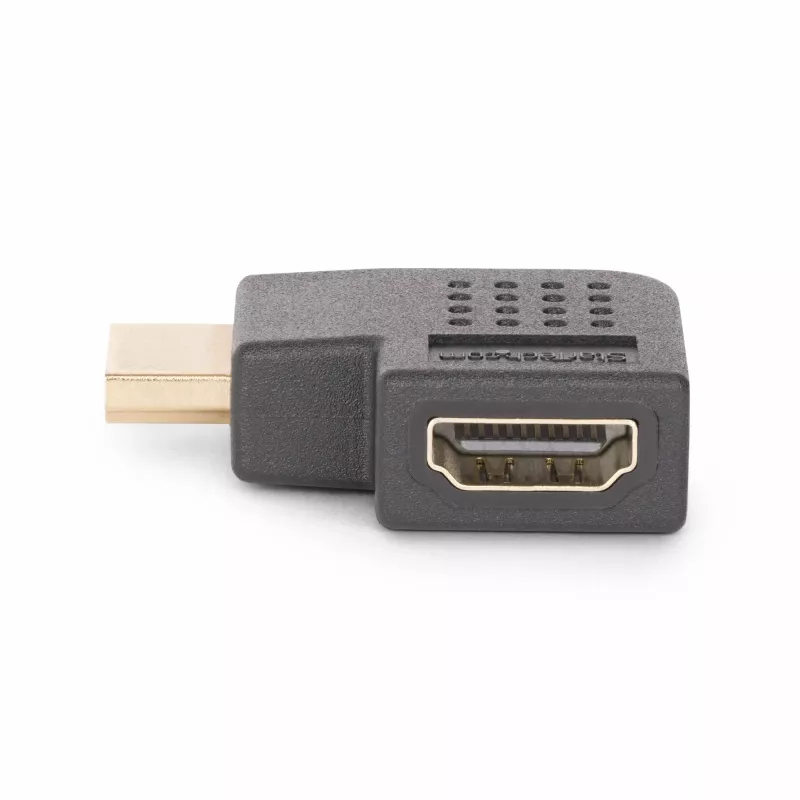 StarTech.com 90° Horizontalus HDMI 2.0 Adapteris, Kištukas į Lizdą, 4K 60Hz, 18Gbps