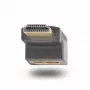 StarTech.com HDMI 2.0 adapteris, nuleidžiamas kampu, vyriškas į moterišką, vertikalus 90 laipsnių kampu, HDMI prievado apsaugotojas, 4K 60Hz, didelės spartos HDMI jungties prailginimas, M/F