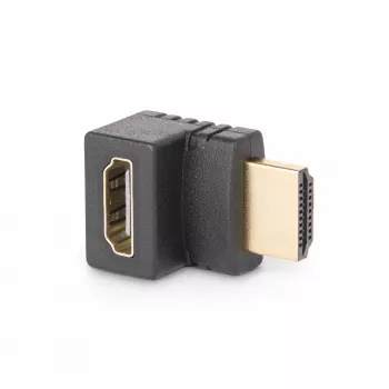StarTech.com HDMI 2.0 adapteris, nuleidžiamas kampu, vyriškas į moterišką, vertikalus 90 laipsnių kampu, HDMI prievado apsaugotojas, 4K 60Hz, didelės spartos HDMI jungties prailginimas, M/F