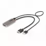 StarTech.com 1ft (30cm) HDMI į DisplayPort adapterio laidas, 8K 60Hz, aktyvus HDMI 2.1 į DP 1.4 vaizdo keitiklis, USB magistralės maitinimas su laidu