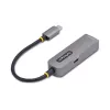 StarTech.com USB-C į Ethernet adapteris 2.5GbE, 100W PD praėjimas, NBASE-T NIC, USB 3.0 Type-C 2.5/1G kelių greičių tinklas, suderinamas su Thunderbolt, Windows ir Mac