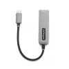 StarTech.com USB-C į Ethernet adapteris 2.5GbE, 100W PD praėjimas, NBASE-T NIC, USB 3.0 Type-C 2.5/1G kelių greičių tinklas, suderinamas su Thunderbolt, Windows ir Mac