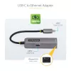StarTech.com USB-C į Ethernet adapteris 2.5GbE, 100W PD praėjimas, NBASE-T NIC, USB 3.0 Type-C 2.5/1G kelių greičių tinklas, suderinamas su Thunderbolt, Windows ir Mac