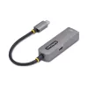 StarTech.com USB-C į Ethernet adapteris, NIC, 100W PD pralaidumas, USB 3.0 Type-C 1Gbps kelių greičių tinklo adapteris, suderinamas su Thunderbolt, Windows ir Mac
