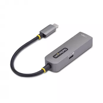StarTech.com USB-C į Ethernet adapteris, NIC, 100W PD pralaidumas, USB 3.0 Type-C 1Gbps kelių greičių tinklo adapteris, suderinamas su Thunderbolt, Windows ir Mac