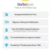 StarTech.com 4 prievadų kelių įrenginių USB-C įkroviklis, 240 W bendra galia, vienas prievadas 140 W EPR, PD 3.1, varžtiniai fiksavimo prievadai, konferencijų salėms, montavimo laikiklis paviršiui