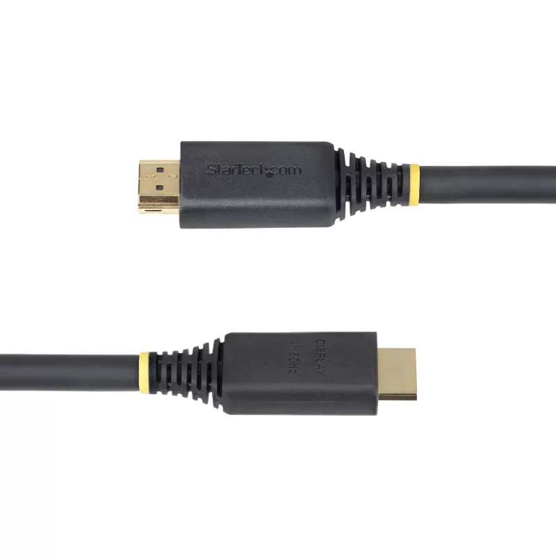 StarTech.com 15m (49.2ft) Aktyvus aukštos spartos HDMI laidas, 4K 60Hz/1440p 144Hz, HDR10/HDCP 2.2/ARC, 18Gbps, UHD HDMI 2.0 laidas TV/monitoriui/ekranui, TPE apvalkalas