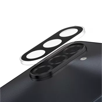 Apsauginis fotoaparato lęšio stikliukas PanzerGlass Samsung Galaxy A26 5G permatomas atsparus įbrėžimams ir smūgiams