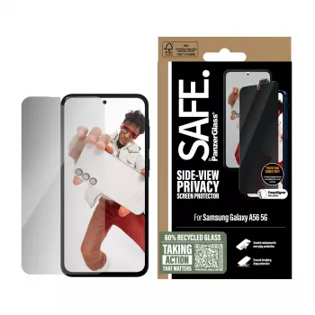 PanzerGlass SAFE. by ® Privatumo ekrano apsauga Samsung Galaxy A56 5G | Ultra-Wide Fit su EasyAligner
