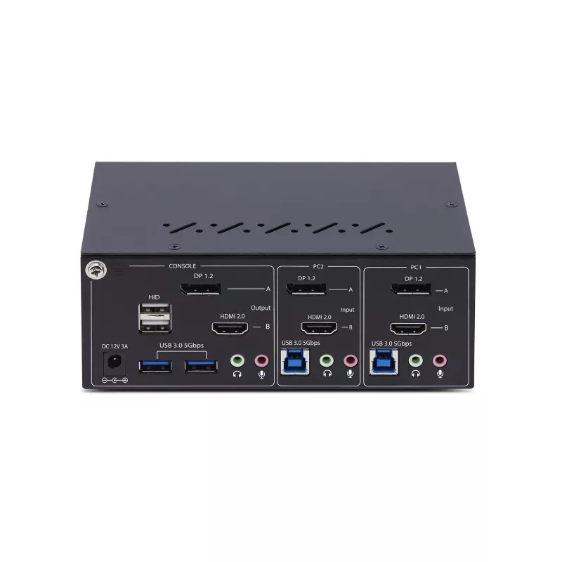 StarTech.com P2ADDH462-KVM-SWITCH – KVM jungiklis, juodas