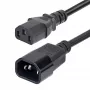 StarTech.com 4,5 m (15 pėdų) maitinimo ilginimo laidas, C14 į C13 PDU maitinimo laidas, 15A 250V, 14AWG, kintamosios srovės kabelis PDU / maitinimo šaltiniui, KEMA-KEUR sertifikuotas