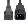 StarTech.com 4,5 m (15 pėdų) maitinimo ilginimo laidas, C14 į C13 PDU maitinimo laidas, 15A 250V, 14AWG, kintamosios srovės kabelis PDU / maitinimo šaltiniui, KEMA-KEUR sertifikuotas