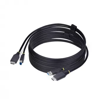 StarTech.com 10ft (3m) HDMI ir USB 5Gbps KVM laidas, 4K 60Hz, HDMI 2.0 ir USB kombinuotas laidas KVM jungikliams