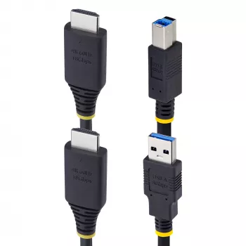 StarTech.com 10ft (3m) HDMI ir USB 5Gbps KVM laidas, 4K 60Hz, HDMI 2.0 ir USB kombinuotas laidas KVM jungikliams
