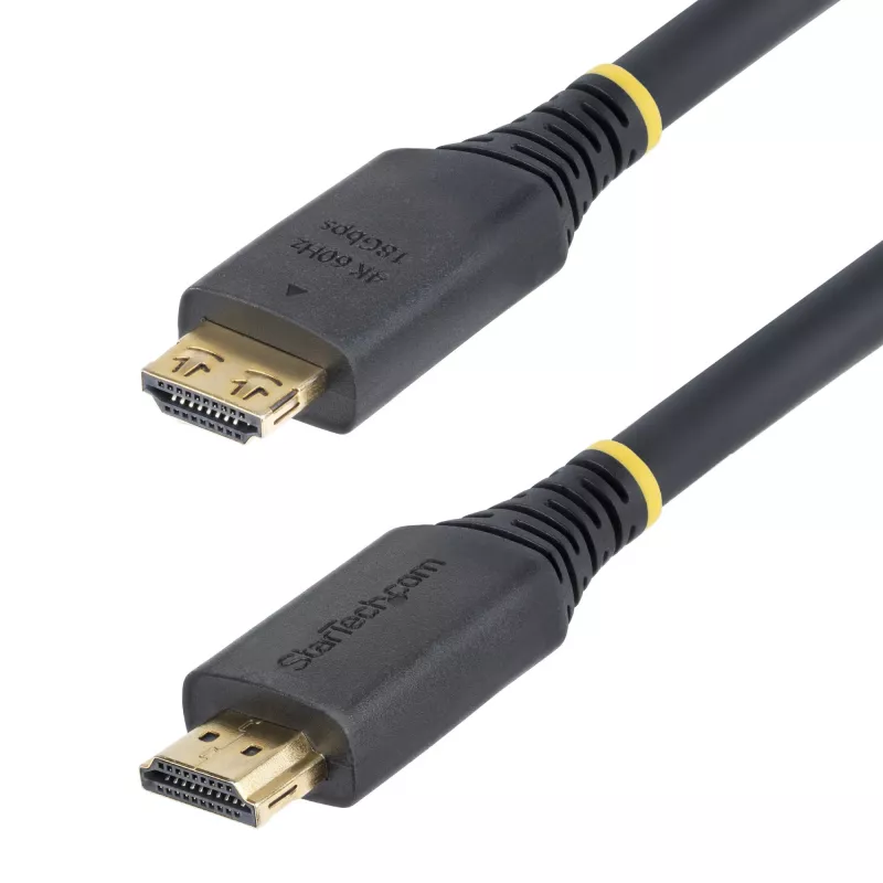StarTech.com 20ft (6,1 m) greitasis HDMI laidas su griebimo jungtimis, 4K 60Hz/1440p 144Hz, HDR10/HDCP 2.2/ARC, 18Gbps, UHD HDMI 2.0 laidas TV/monitoriui/ekranui, TPE apvalkalas