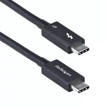 StarTech.com 2,6 pėdų (80 cm) Thunderbolt 5 kabelis, 80 Gbps / iki 120 Gbps, 240 W PD, 8K 60 Hz, sertifikuotas Thunderbolt kabelis – suderinamas su Thunderbolt 4 / USB4 / USB-C