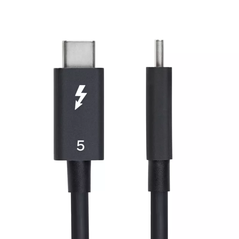 StarTech.com 2,6 pėdų (80 cm) Thunderbolt 5 kabelis, 80 Gbps / iki 120 Gbps, 240 W PD, 8K 60 Hz, sertifikuotas Thunderbolt kabelis – suderinamas su Thunderbolt 4 / USB4 / USB-C