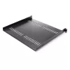 StarTech.com 1U serverinė lentyna – universali ventiliuojama konsolinė lentyna 19 inch tinklo įrangos stovui – plieninė, 20 kg talpa, 16 colių gylio, juoda