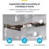 StarTech.com 4 prievadų USB Type-C PCIe kortelė, USB 3.2 10Gbps, USB-C PCI Express plėtimosi kortelė, 4 nepriklausomi USB valdikliai, Windows/Linux/macOS, TAA atitiktis