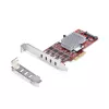 StarTech.com 4 prievadų USB Type-C PCIe kortelė, USB 3.2 10Gbps, USB-C PCI Express plėtimosi kortelė, 4 nepriklausomi USB valdikliai, Windows/Linux/macOS, TAA atitiktis