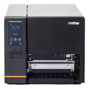 Brother TJ-6421TN pramoninis etikečių spausdintuvas, tiesioginė terminė / terminio perdavimo, 203 DPI, 304,8 mm/s, 17,27 cm ritinys, USB 2.0, LAN
