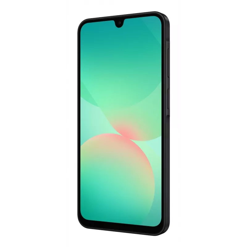 Samsung Galaxy A26 5G Enterprise Edition, 17 cm (6,7 colio) Super AMOLED ekranas, 1080x2340 pikselių, 6 GB RAM, 128 GB atminties, 50 MP kamera, juoda
