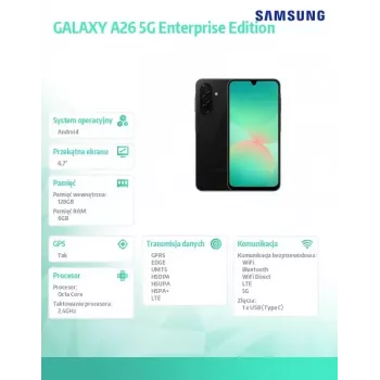 Samsung Galaxy A26 5G Enterprise Edition 17 cm (6.7 colio) Hybrid Dual SIM USB Type-C 6 GB 128 GB 5000 mAh Juoda