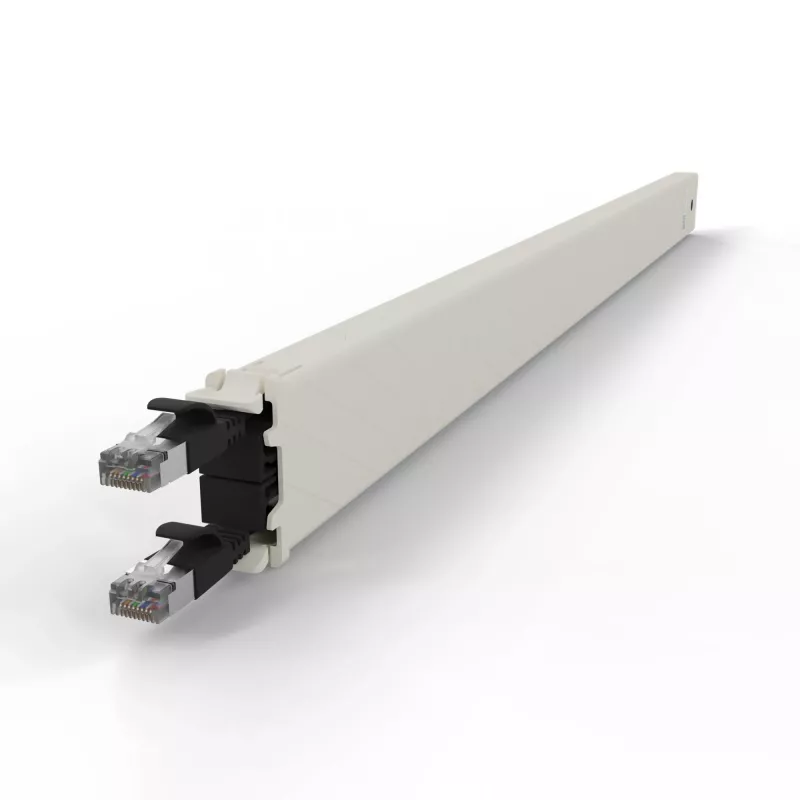 Tinklo laidas PATCHBOX CONE30STPBK RJ-45 Cat6a 1,8 m juodas