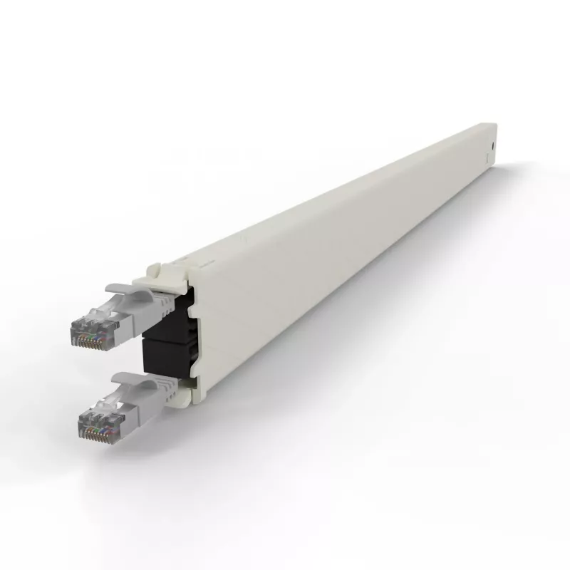 Tinklo kabelio modulis PATCHBOX CONE30STPSL RJ-45 Cat6a 1,8 m Pilka