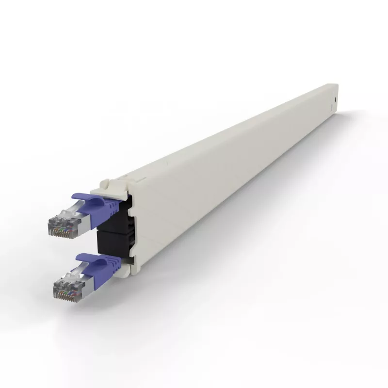 PATCHBOX.one / Cassette / 30RU / STP / Violet, 1,8 m, Cat6a, U/FTP (STP), RJ-45, RJ-45, Violet