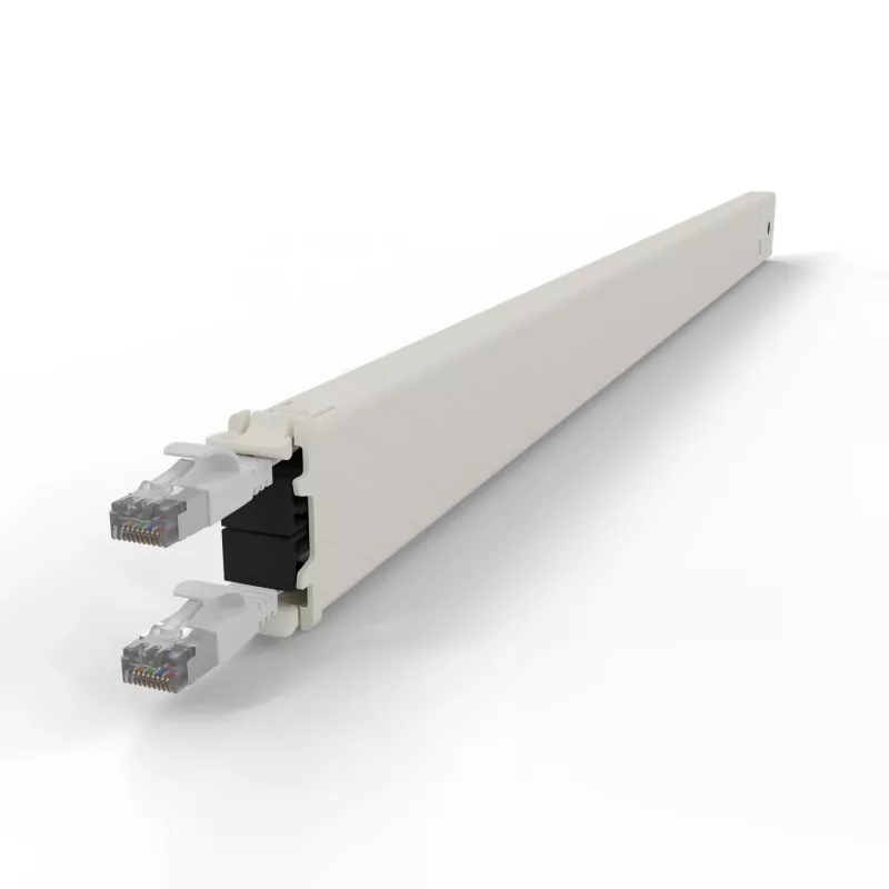 Tinklo laidas PATCHBOX CONE30STPWH RJ-45 Cat6a 1,8 m Baltas