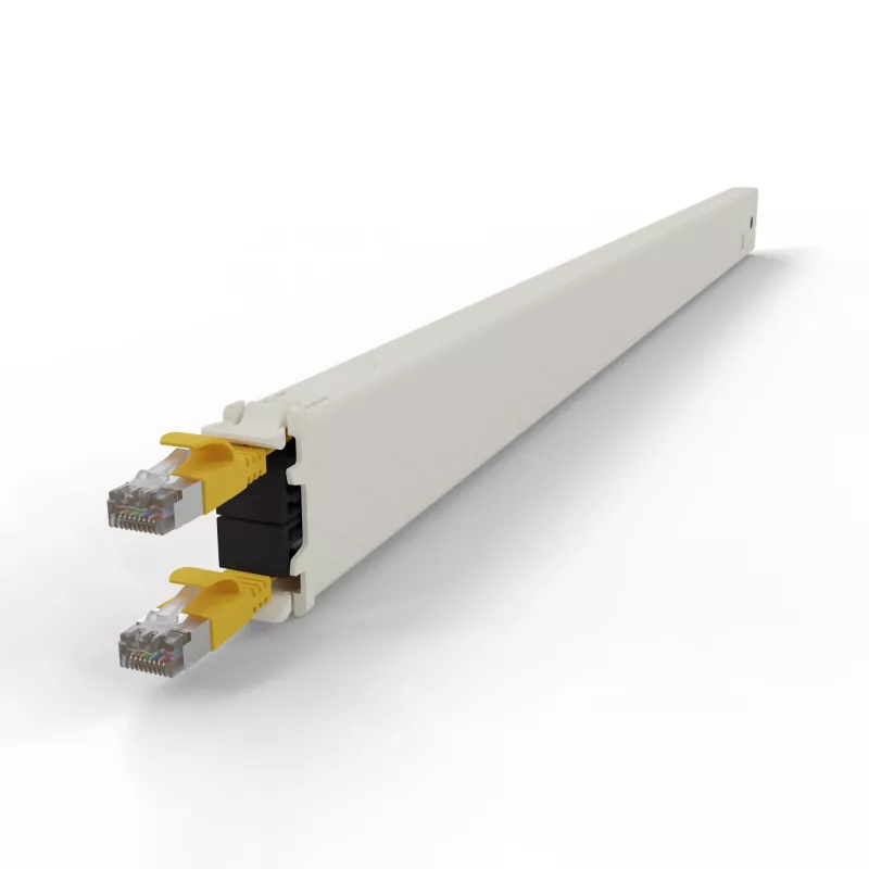 Tinklo kabelis PATCHBOX CONE30STPYL RJ-45 Cat6a 1,8 m geltonas