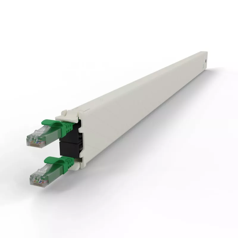 Tinklo kabelis PATCHBOX CONE30UTPGR RJ-45 Cat6a 1,8 m žalias