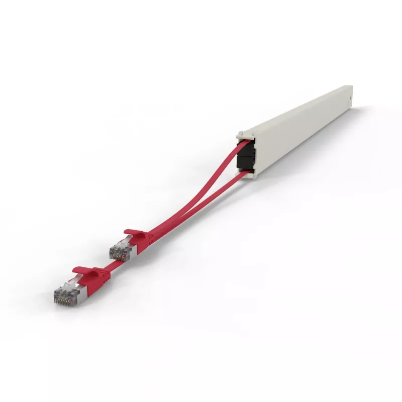 Tinklo kabelis PATCHBOX CONE46STPRD RJ-45 Cat6a 2,5 m Raudonas