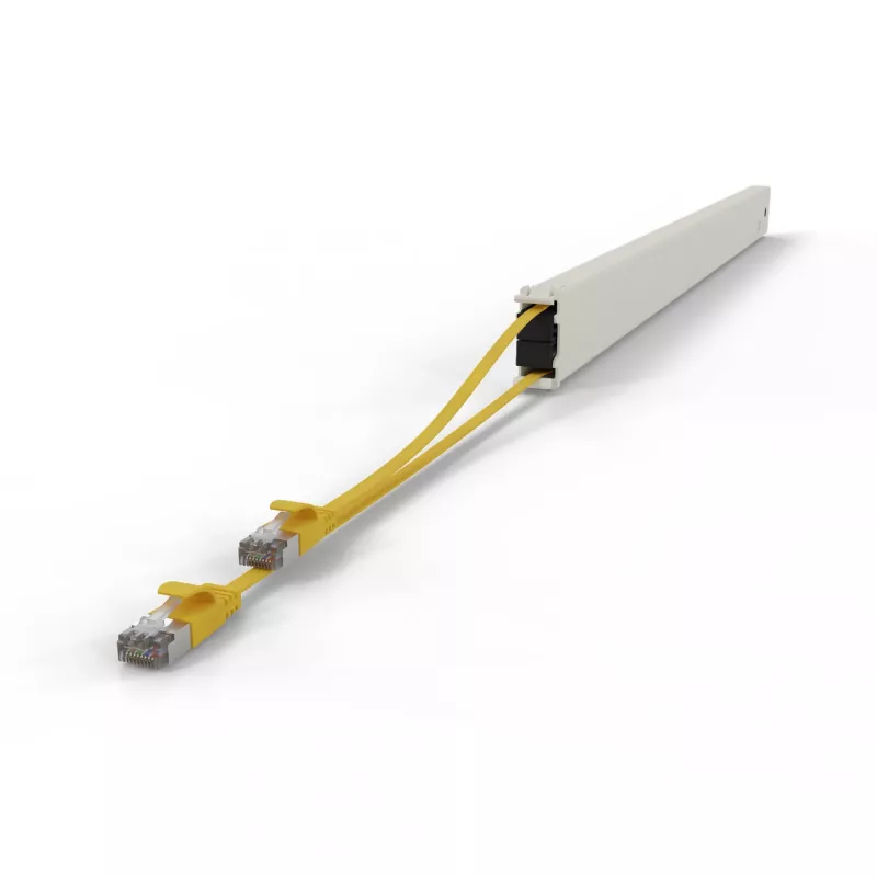 Tinklo kabelis PATCHBOX CONE46STPYL 2,5 m Cat.6a U/FTP Geltonas